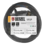 Шнур сетевой Energy Series DENZEL, ПВС, 3 м, 2 x 1,5 мм, с неразборной вилкой, черный
