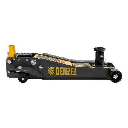 Домкрат гидравлический подкатной DENZEL 2/3 т, 98-770 мм, быстрый подъем, низ. подхват, проф, SUV