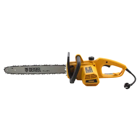 Пила цепная электрическая DENZEL EDS-2200P, 2.2 кВт, шина 45 см, шаг 3/8, 63 звена