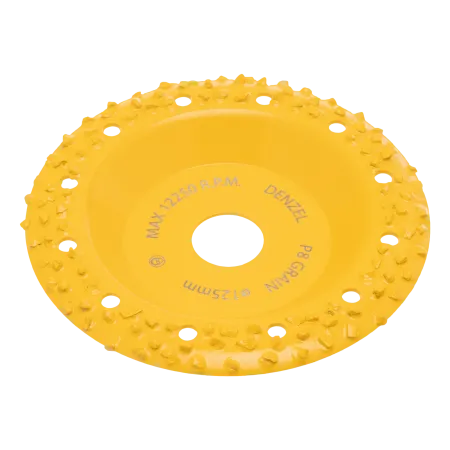 Чашка твердосплавная зачистная DENZEL, 125 мм, Наклонная, крупное зерно #8
