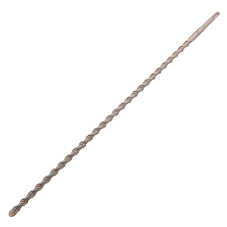 Бур по бетону DENZEL 705035, 14 x 600 мм, двойная спираль, три пылеотводящие кромки