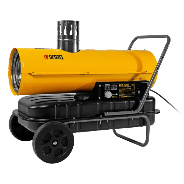 Дизельная тепловая пушка DENZEL NHG-20i, 20 кВт, 600 м3/ч, непрямой нагрев, цифровой термостат