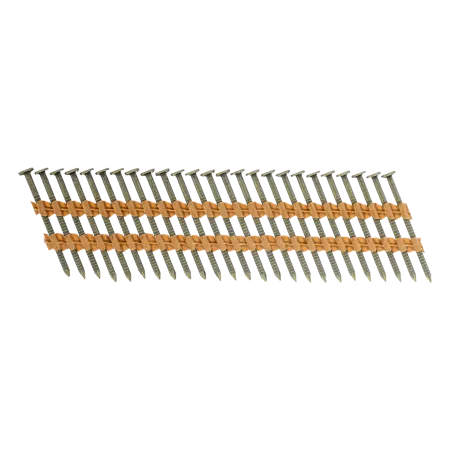 Гвозди DENZEL для пнев. нейлера (крашен.) длина - 50 мм, диам. - 2,9 мм, 2000 шт.