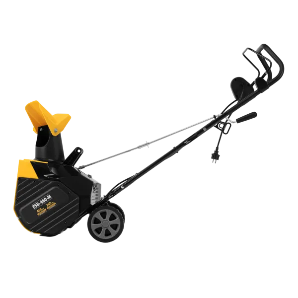 Снегоуборщик электрический DENZEL ESB-460-M, 1.8 кВт, металлический шнек, LED фара