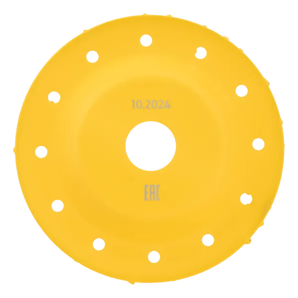 Чашка твердосплавная зачистная DENZEL, 125 мм, Наклонная, крупное зерно #8