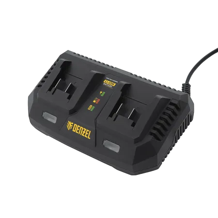 Зарядное устройство на 2 аккумулятора DENZEL IBC-18-3.0-2, Li-Ion, 18В, 3.0 А