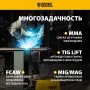 Аппарат инвертор. полуавтомат. cварки DENZEL IMIG-200, 200 А, ПВ 60%, катушка 5 кг