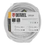 Шнур сетевой Energy Series DENZEL, ПВС, 3 м, 3 x 1 мм, с неразборной вилкой, белый