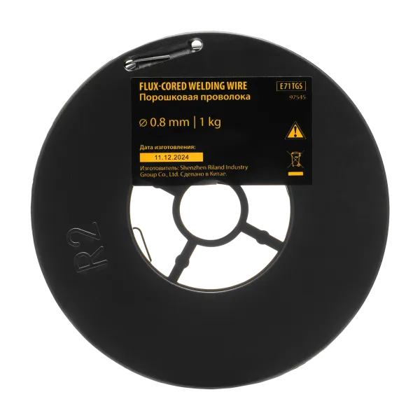 Порошковая проволока Denzel Е71TGS, диам. 0,8 мм, 1 кг, диам. катушки D100