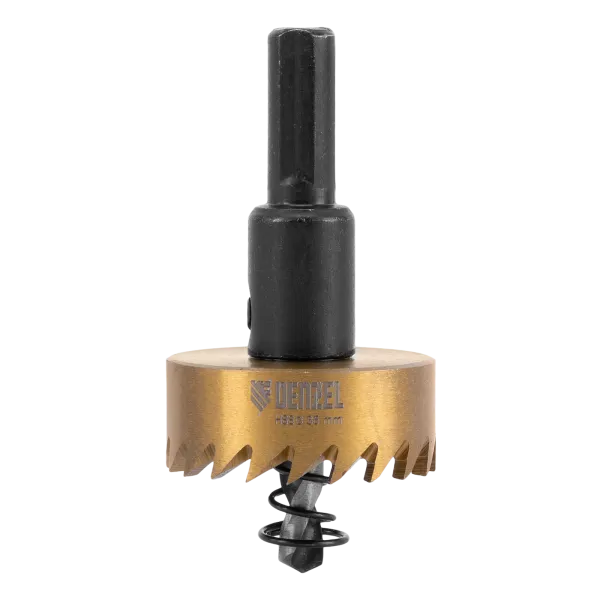 Коронка по металлу DENZEL 724110, 35 мм, HSS, нитридтитановое покрытие