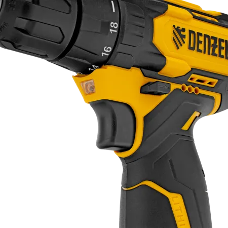 Дрель-шуруповерт аккумуляторная DENZEL CDQ-12, Li-Ion, 12 В
