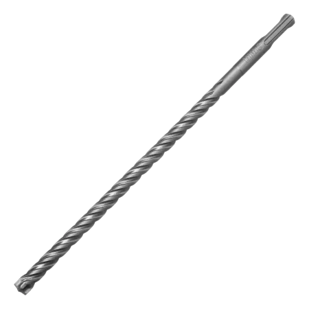 Бур по бетону DENZEL, цельная крестовая пластина, 10x265 мм, SDS PLUS