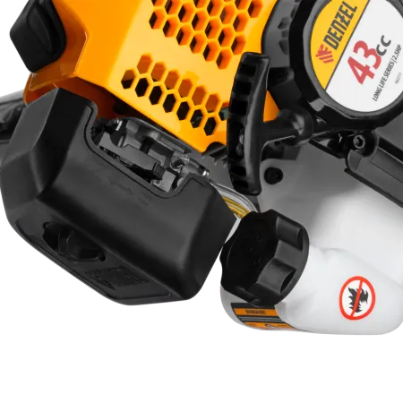 Триммер бензиновый DENZEL DGT-43-PRO, анти-вибро, 43 см3, неразъемная штанга