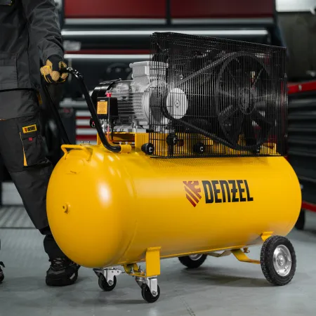 Компрессор воздушный DENZEL рем. привод BCV 5500-T/200, 5,5 кВт, 200 литров, 850 л/мин