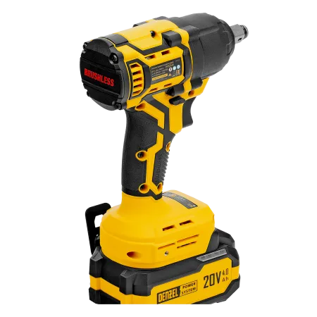 Гайковерт ударный аккумуляторный бесщет. DENZEL CIWH-BL-20-500, Li-Ion, 20 В