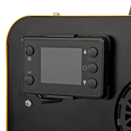 Дизельная тепловая портативная пушка DENZEL Flame-5, 5кВт, 300м3/ч, непр.наг., циф. терм.