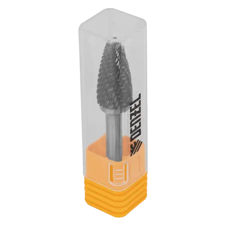 Борфреза по металлу DENZEL твердосплавная, параболическая, тип-F, 12 мм