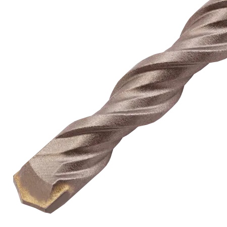 Бур по бетону DENZEL 705022, 10 x 600 мм, двойная спираль, три пылеотводящие кромки