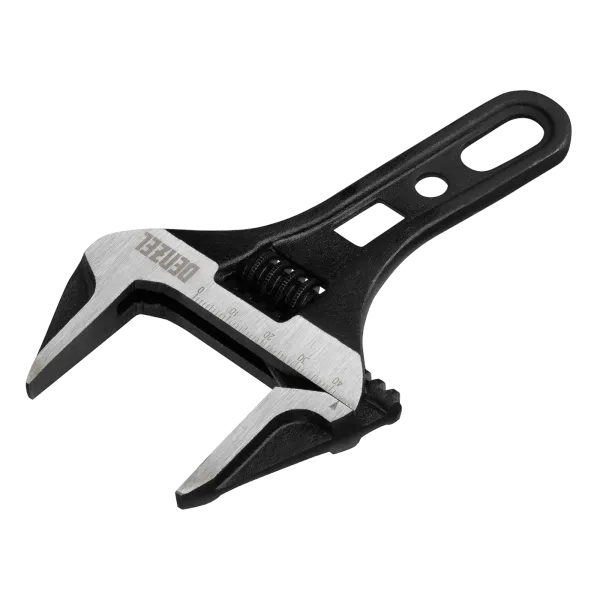 Ключ разводной DENZEL 155 мм, CrV, кованый, укороченная рукоятка