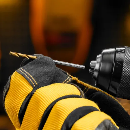 Набор сверл по металлу DENZEL, 2-8мм, Р6М5К8-TiN, Golden Tip, 6 шт