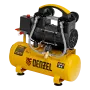 Компрессор безмасл. малошумный DENZEL DLP-950/10, 950Вт,10 л, 2850 об/мин, 170 л/мин