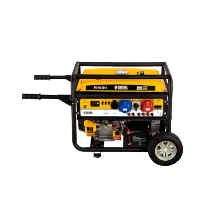 Генератор бензиновый DENZEL PS 90 ED-3, 9.0 кВт, 230 В/400 В, 25 л, электростартер