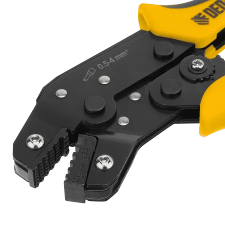 Клещи для обжима наконечников штыревых DENZEL НШВ, НШВИ, НШВИ-2, 0,5-4 мм2