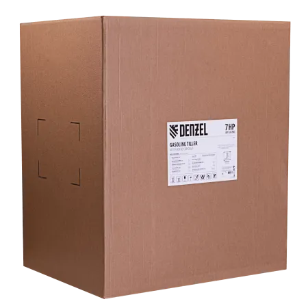 Мотоблок DENZEL DPT-370-PRO, 7 л.с, ременное сцепление,  фрез 3 x 4, ШОМ, передачи 4В/2Н