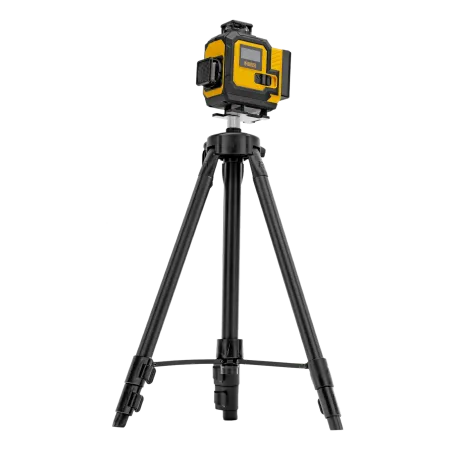 Лазерный уровень мультипризменный DENZEL DLV 360-4T, 30 м, зеленый луч, Li-Ion 2,4 Aч, штатив