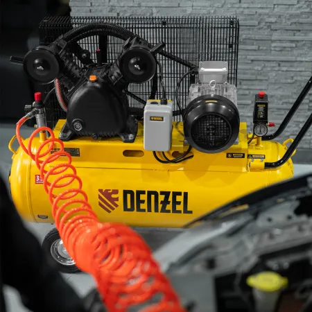 Компрессор воздушный DENZEL рем. привод BCV 4000-T/100, 4,0 кВт, 100 литров, 690 л/мин