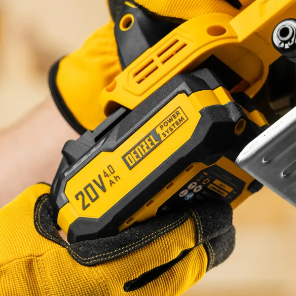 Пила циркулярная аккумуляторная DENZEL CCSH-20-165, 165 мм, Li-Ion, 20 В