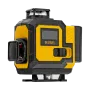 Лазерный уровень мультипризменный DENZEL DLV-360-4C, 30 м, зеленый луч, Li-Ion 2,4 Aч, кейс