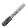 Борфреза по металлу DENZEL твердосплавная, цилиндрическая закругленная, тип-С, 8 мм
