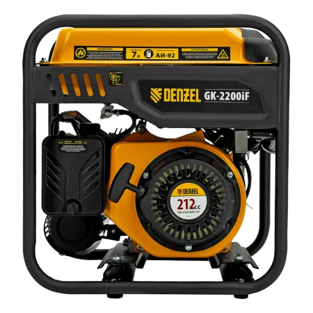 Генератор инверторный DENZEL GK-2200iF, 2,2 кВт, 230 В, ручной старт