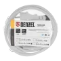 Шнур сетевой Energy Series DENZEL, ПВС, 1,5 м, 2 x 1,5 мм, с неразборной вилкой, белый