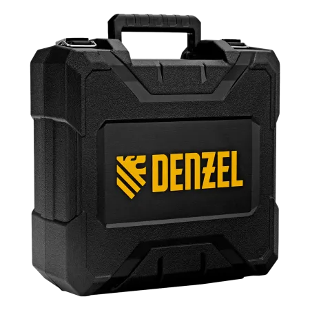 Дрель-шуруповерт аккумуляторная ударная DENZEL CID-18-02BM, Li-Ion, 18 В, 2 акк.