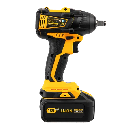 Гайковерт ударный аккумуляторный бесщет DENZEL CIW-IB-300, Li-ion, 18В, 300Нм