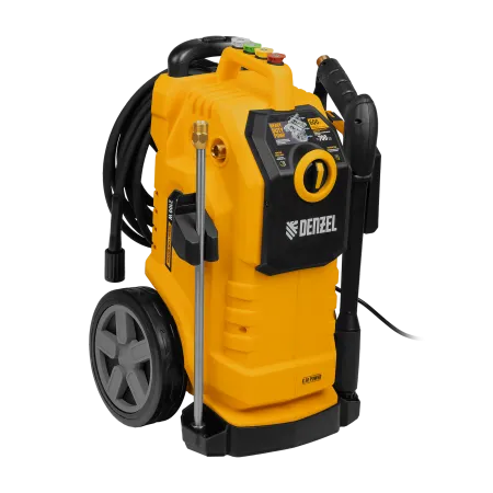Моечная машина высокого давления DENZEL K 50 Power, 2100 Вт, 150 бар, 600 л/ч, асинхронный двигатель