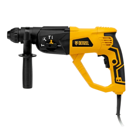 Перфоратор электрический DENZEL RH-1050-26, SDS-plus, 1050 Вт, 3.2 Дж, 3 плюс 1 режим