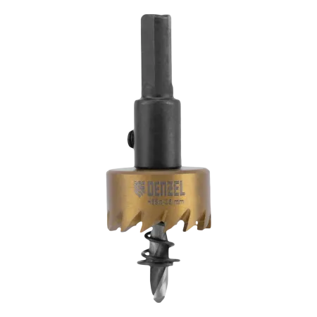 Коронка по металлу DENZEL 724104, 25 мм, HSS, нитридтитановое покрытие