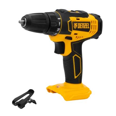 Дрель-шуруповерт аккумуляторная DENZEL CDL-18-0, Li-Ion, 18 В