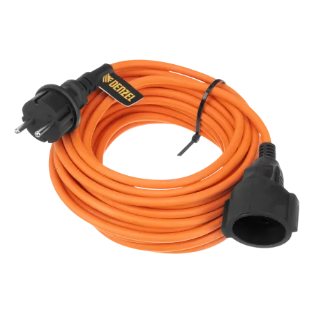 Удлинитель-шнур силовой Garden Series DENZEL, б/з, ПВС, 10м, 1 розетка, 2 x 1,5 мм