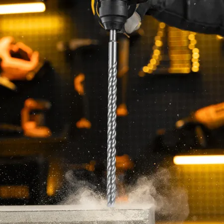 Бур по бетону DENZEL, цельная крестовая пластина, 14x315 мм, SDS PLUS