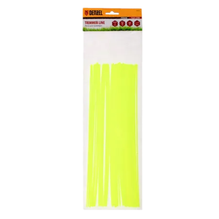 Леска для триммера DENZEL Flex Сord 96102, 2 мм x 30 см, квадратная, нарезанная, 50 шт.