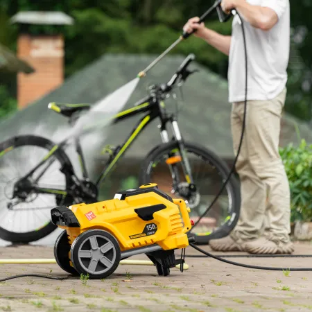 Моечная машина высокого давления DENZEL K 50 Power, 2100 Вт, 150 бар, 600 л/ч, асинхронный двигатель