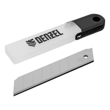 Лезвия DENZEL 25 мм, сталь SK5 - 0,7 мм, 5 штук