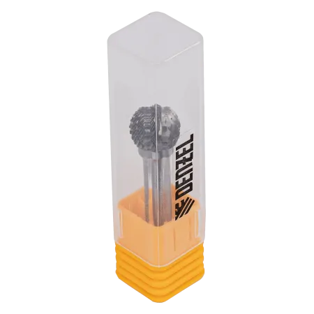 Борфреза по металлу DENZEL твердосплавная, шарообразная, тип-D, 12 мм