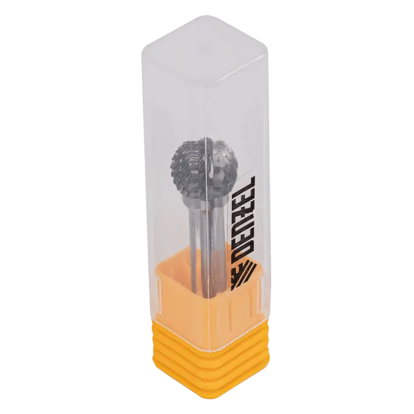 Борфреза по металлу DENZEL твердосплавная, шарообразная, тип-D, 12 мм