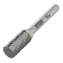 Борфреза по металлу DENZEL твердосплавная, цилиндрическая, тип-А, 10 мм