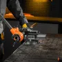 Тиски слесарные DENZEL BVH-100, 100 мм, поворотные, стальная направляющая, с наковальней